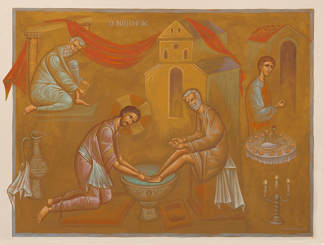 Jesus wash the Disciples' feet